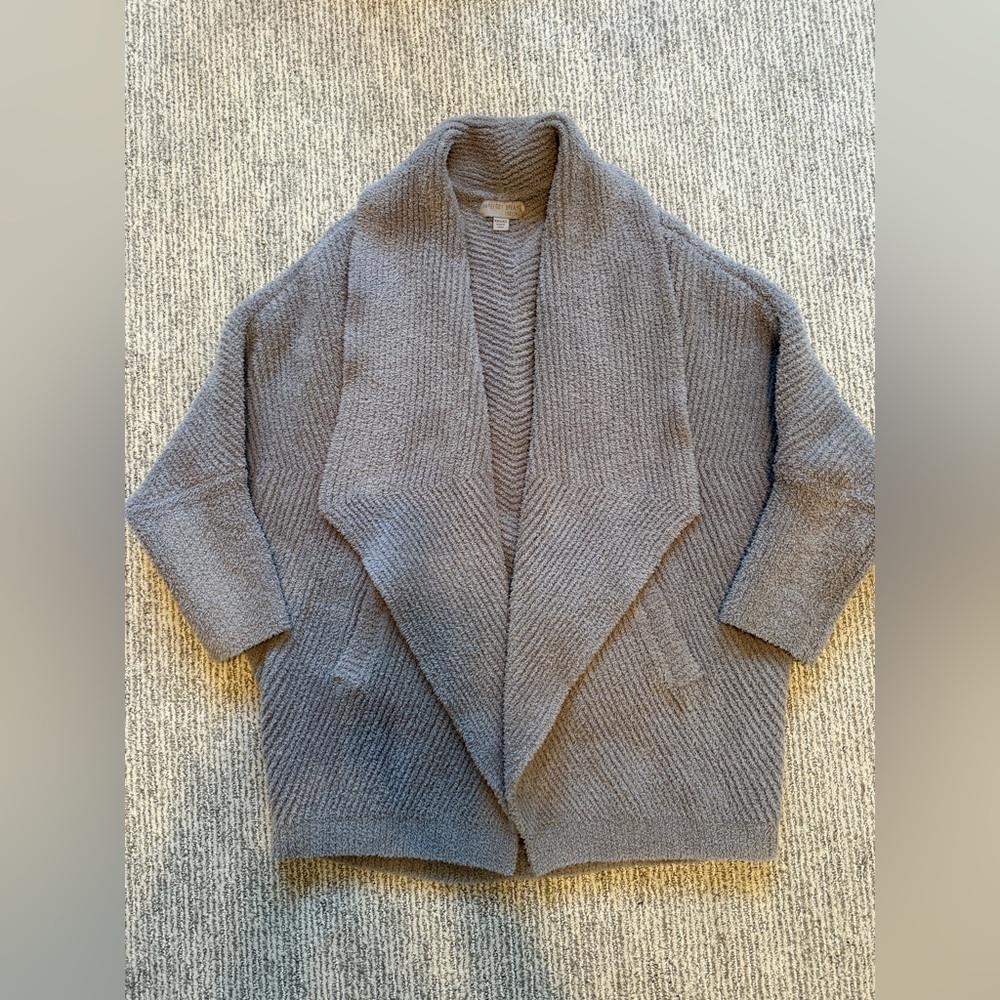 Barefoot Dreams Cozychic Chevron Ribbed Cardi | SZ XXS/ XS